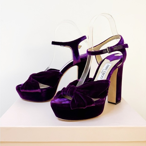 Jimmy Choo Heloise 120 Platform Heels - Picture 9 of 14